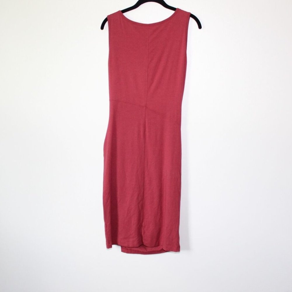 Peruvian Connection Aries Sheath Jersey Knit Gathered Dress Size Medium H13825 - Picture 6 of 9